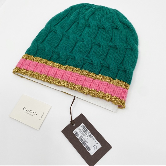 Gucci Bonhate Knit Hat 544546 3GB08 3772 - Picture 3 of 14